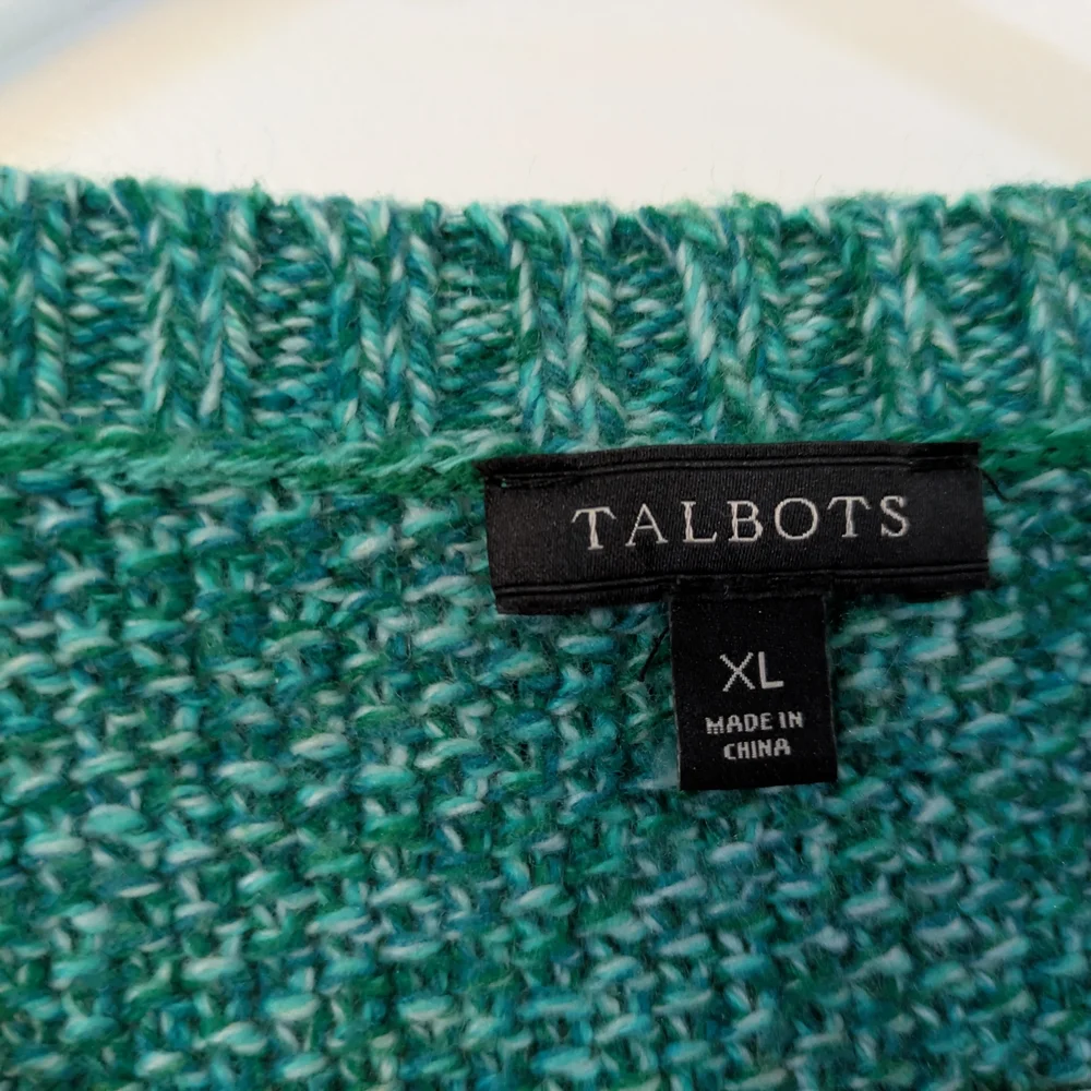 Talbot's Women's Green Sweater - Picture 3 of 11